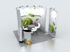 Modular U Shaped Exhibition Kit for 3m Wide Booths
