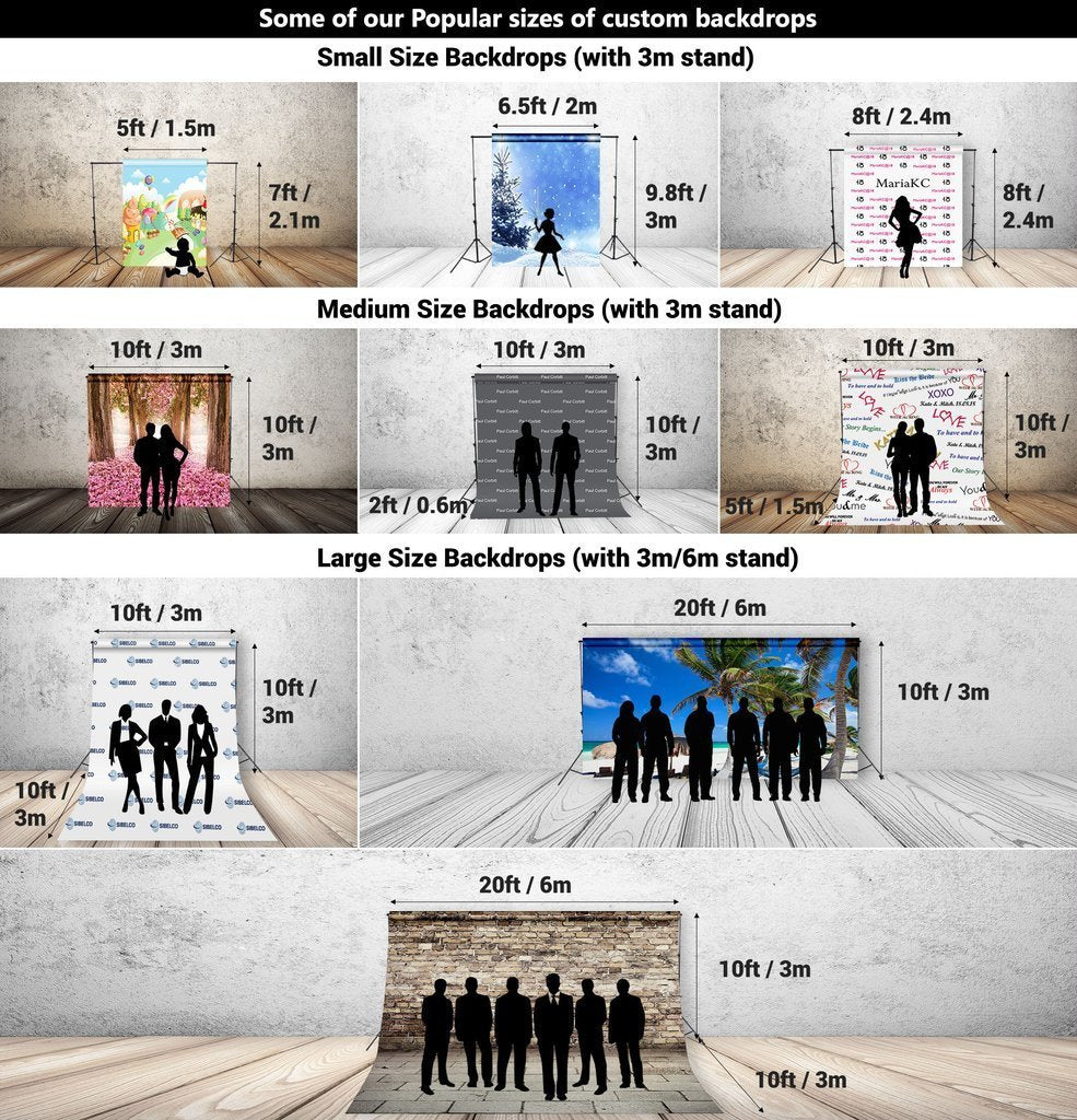 Popular Size of Custom Backdrops_Backdropsource AU