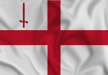 City of London County Flag in TrueKolor Wrinkle Free Fabric