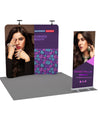 3m x 3m Booth Kit with Backwall and Rollup Banner Stand
