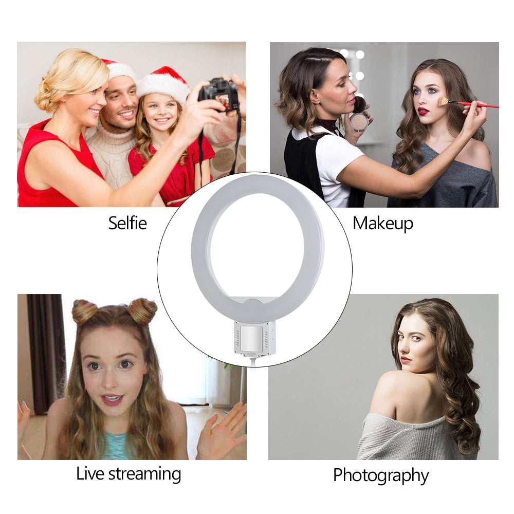 Powerful 18 Inch (70w) Video Studio Selfie Ring Light for Smartphones - (Live Videos, Podcast, Insta Light)