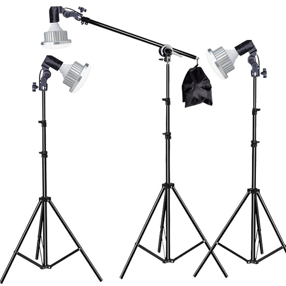 3 Head Contionous LED BiColor 1250w Beginners Light Kit