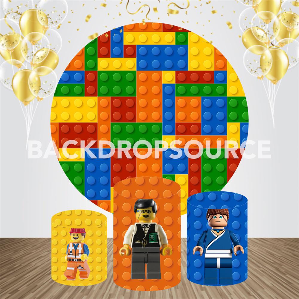 Fictional Character Themed Event Party Round Backdrop Kit