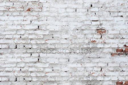 Old White Brick Wall Texture Print Photography Backdrop