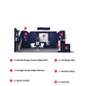 6x3m Straight Backdrop with Shelf Exhibition Kit