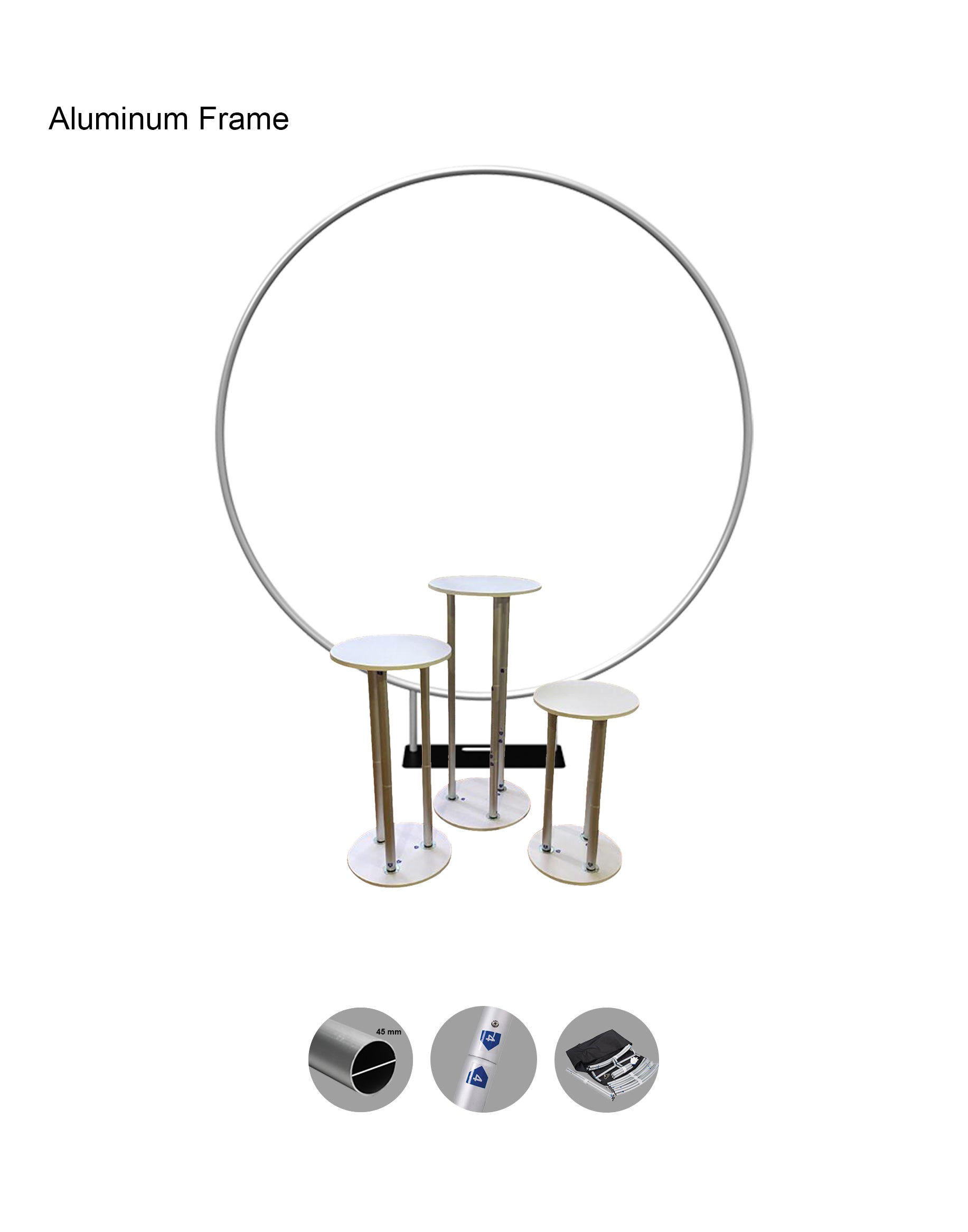 Customized Fabric Print Round Backdrop Kits – Backdropsource AU