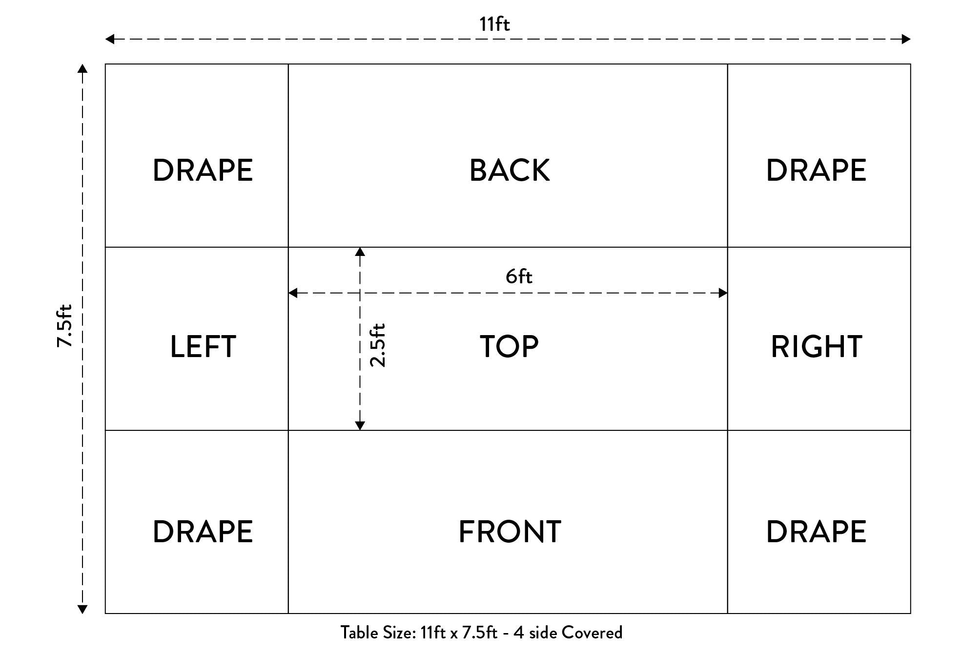 Custom Printed Full Color Table Covers – Backdropsource AU