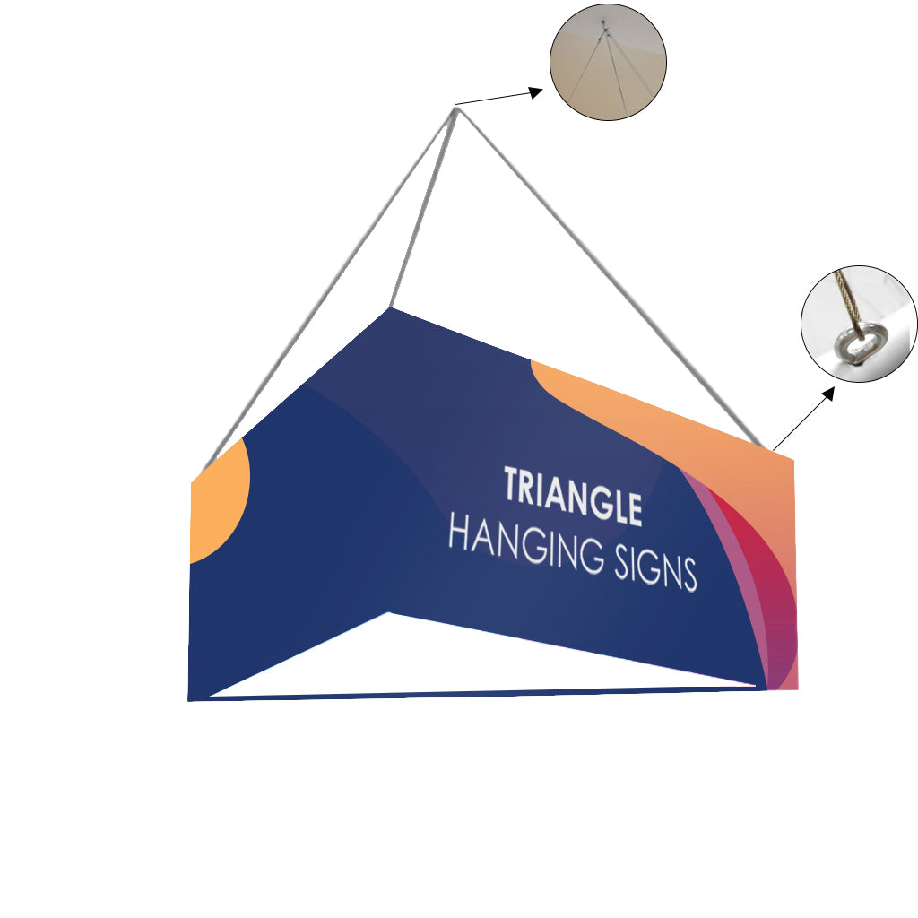 Sky Tube Triangle Hanging Banner