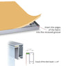 6x3m Backlit SEG Lightbox Booth Kit with 6m Wall & TV Mount