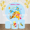 Wennie The Pooh Event Party Round Backdrop Kit
