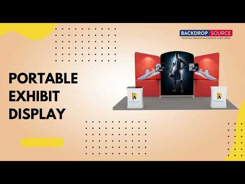 Portable Exhibit Display 3m x 3m - Model 2