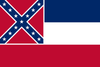Mississippi State Flag in TrueKolor Wrinkle Free Fabric