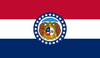Missouri State Flag in TrueKolor Wrinkle Free Fabric