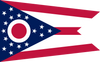 Ohio State Flag in TrueKolor Wrinkle Free Fabric