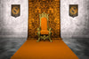 Royalcarpet Crown Throne Print Photography Backdrop