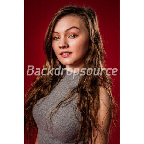 Solid Red Photography Fashion Muslin Backdrop